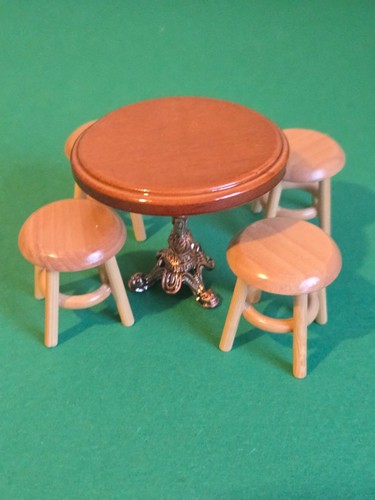 Doll house furniture mahogany - doll,