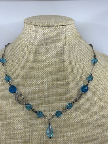 Vintage 1930s czech blue - vintage,
