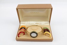 Vintage Gucci 1100L Interchangeable Bezel Watch Quartz SPARES AND REPAIRS 