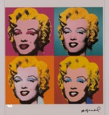 ANDY WARHOL SIGNED ABSTRACT