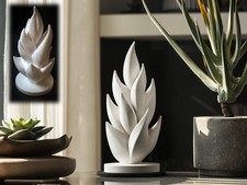 Abstract Leaf Sculpture