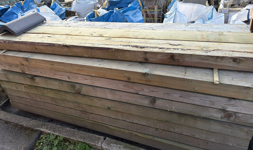 Wooden sleepers in length - sleepers,