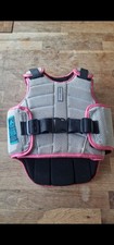 Harry Hall child Medium body protector 2018 grey/pink pipping 