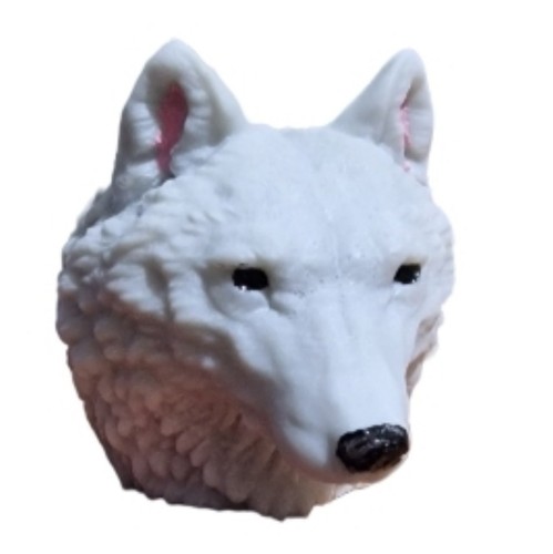 Largw wolf head - , silicone