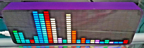 Rgb music level spectrum - music,