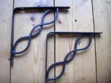 VINTAGE GOTHIC STYLE SHELF BRACKETS-UNUSED.