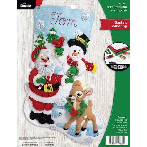 Bucilla felt christmas - bucilla, 18"