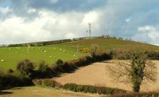 Photo 6x4 Hill and mast north