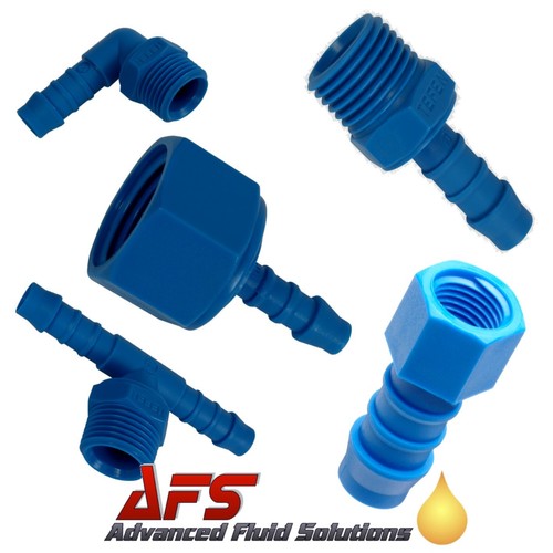 Tefen blue nylon - blue, fittings