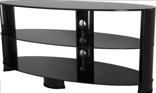 Alphason black glass unit - alphason, tv