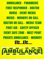 MAGNETIC AMBULANCE HI VIZ