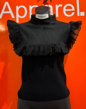 🔥Zara Black Ruffle Top