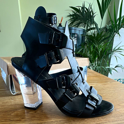 Kurt geiger black leather - kurt,