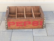 Vintage Pepsi Wooden Soda