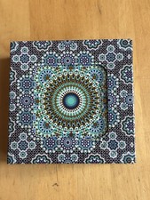 Moroccan Style Mosaic Cork Backed Tile Coasters Set Of 6 New & Boxed