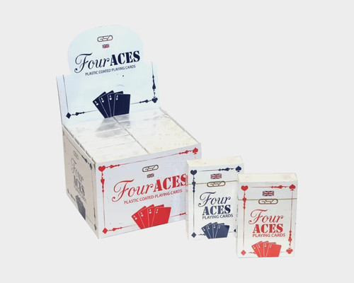 Four aces playing cards bulk - four,