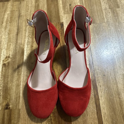Red suede laurmosa - laurmosa, women’s