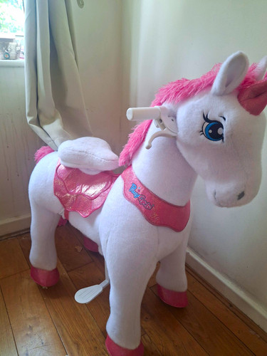 Ponycycle white pink ride - white, &