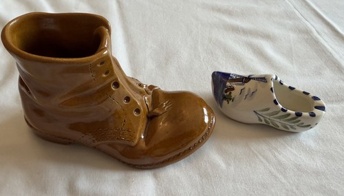 Vintage ceramic shoe - 2x,