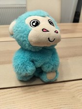 Hugglers Snap Band Teddy For Kids Turquoise Blue Monkey Toy