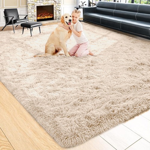 Large shaggy rugs anti slip - large,