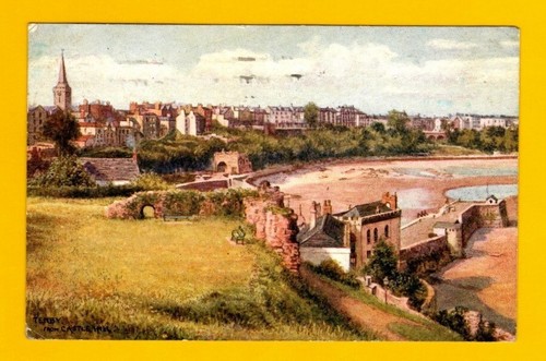 079352 postcard tenby - postcard,