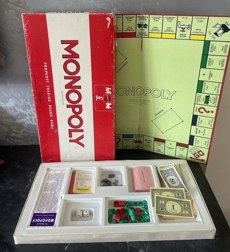 Monopoly 1972 vintage board - 1972,
