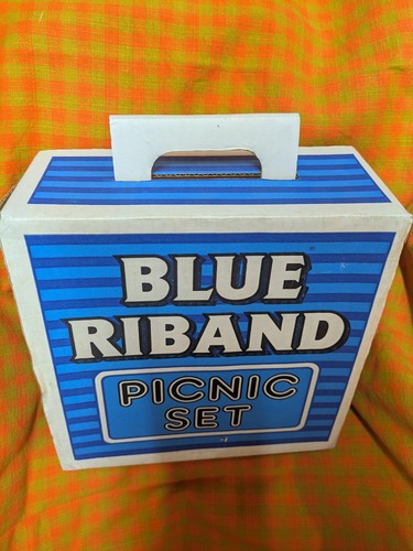 Vintage blue riband - blue,