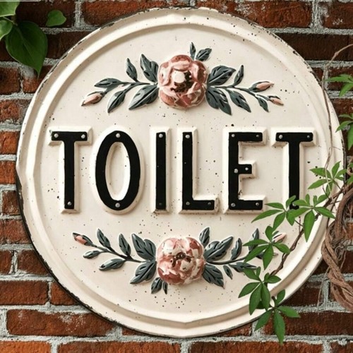 Rustic stressed metal toilet - rustic,