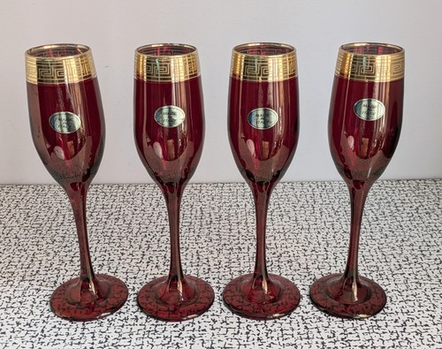 60s vintage bohemian ruby red - 60s,