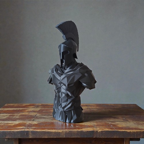 125mm low poly - poly, warrior