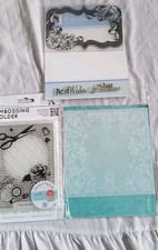 3 Sets Of Embossing Plates 2 Used 1 New