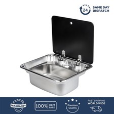 CARAVAN CAMPER Sink  w/ Glass