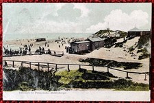 2 POSTCARDS. Mablethorpe. Promenade Entrance (1905) and Golden Sands Caravans