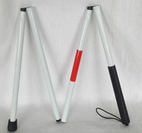 Visually impaired white blind - impaired,
