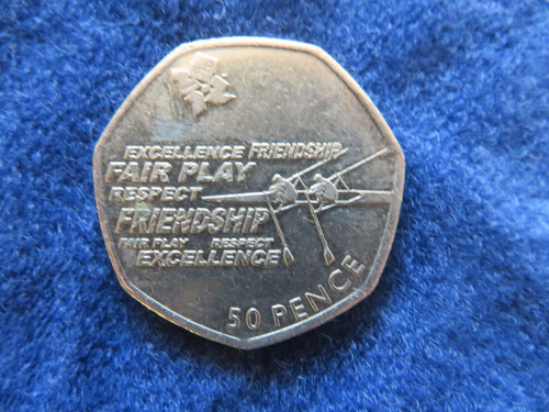 London olympics 2012 50p - london,