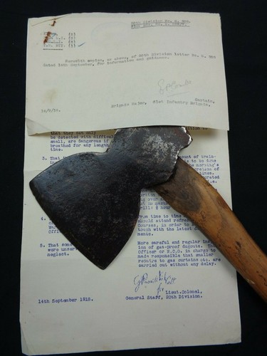 Ww1 british document - (1918),