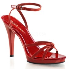 Red Sexy Stiletto Sandals Mens