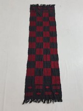 Vintage Traditional Handwoven Block Patterned Shawl/Stole 161x48cm