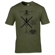Apache AH-1 Blueprint T-Shirt