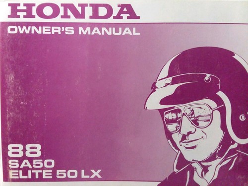 Honda scooter elite - lx, sa50