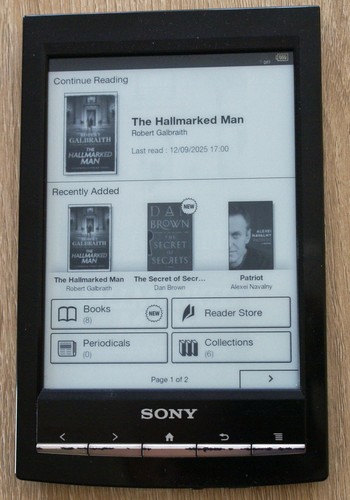 Sony prs ereader - sony, ereader,