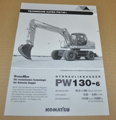 Komatsu pw130 wheel - komatsu, pw130-6