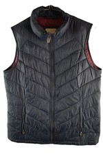 FAT FACE Navy Padded Gilet
