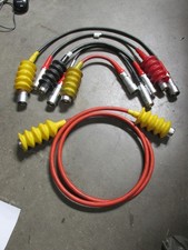 6 x various triax camera cable lemo PHG.4M / FGG.4M / PCA.4E