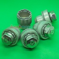 SET OF GENUINE OEM LAND ROVER DISCOVERY 3 4 5 LOCKING WHEEL NUTS LOCKS