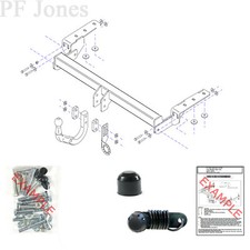 Tow-Trust Towbar for Peugeot 3008 Crossover 2009-2017 - Swan Neck Tow Bar