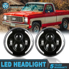 2x 7" Round LED Projector