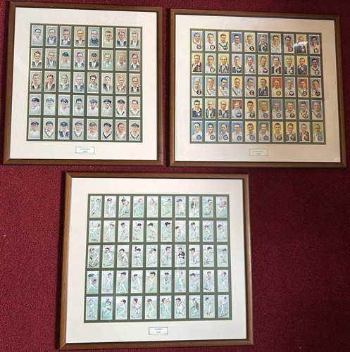 Cigarette cards cricketers - cards,