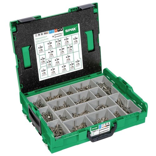 Spax boxx assorter - spax, l-boxx